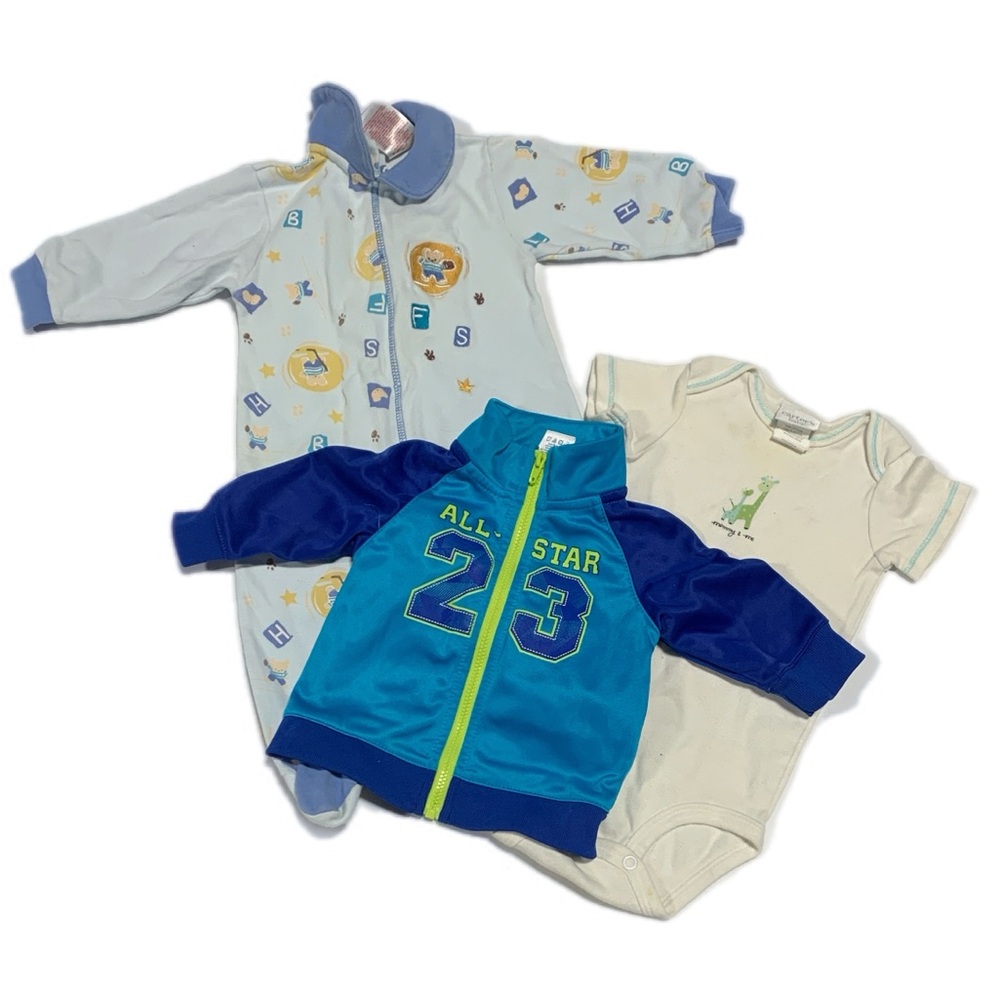 Blue and White Kids Set‎ N-6 months Infant 4276